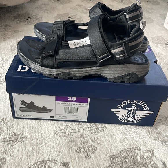 NEW Sz 10: Dockers Men’s Black Bradley 2 Sandal - Picture 12 of 13